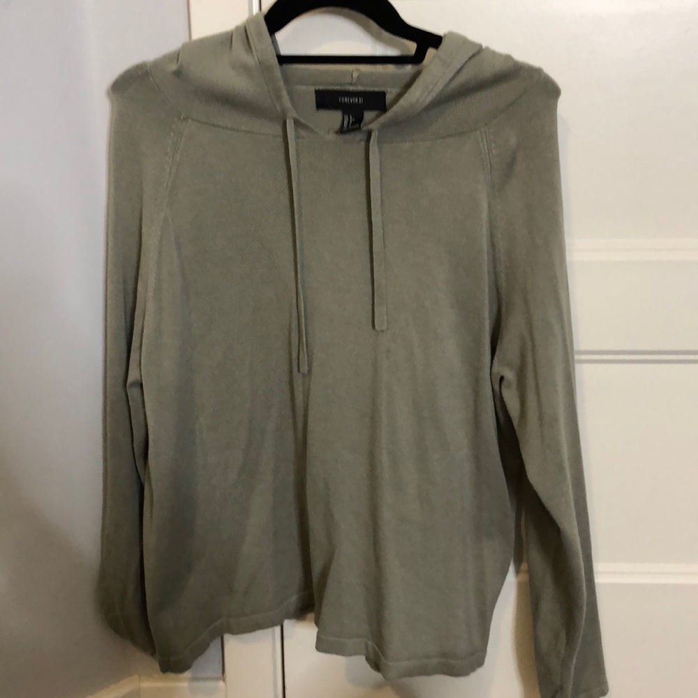 Olive green hoodie